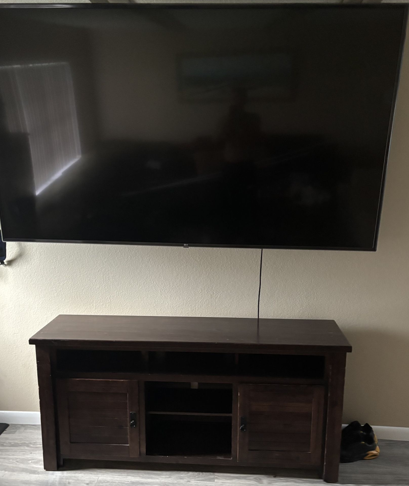 Solid Oak Entertainment Center