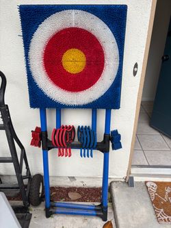 Axe/Star Throwing Target Set