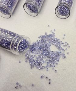 2mm Purple Glass Seed Beads (See Description)