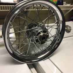 Like new 16 inch front wheel Harley Davidson