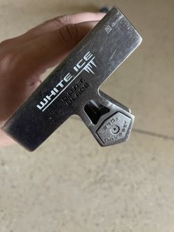 Odys White Ice Putter With Brand New Super Stroke Tour 3.0 Grip, Cover Included!