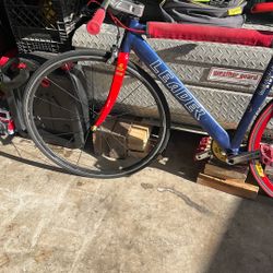 Bicicleta Fixi Red And Blue