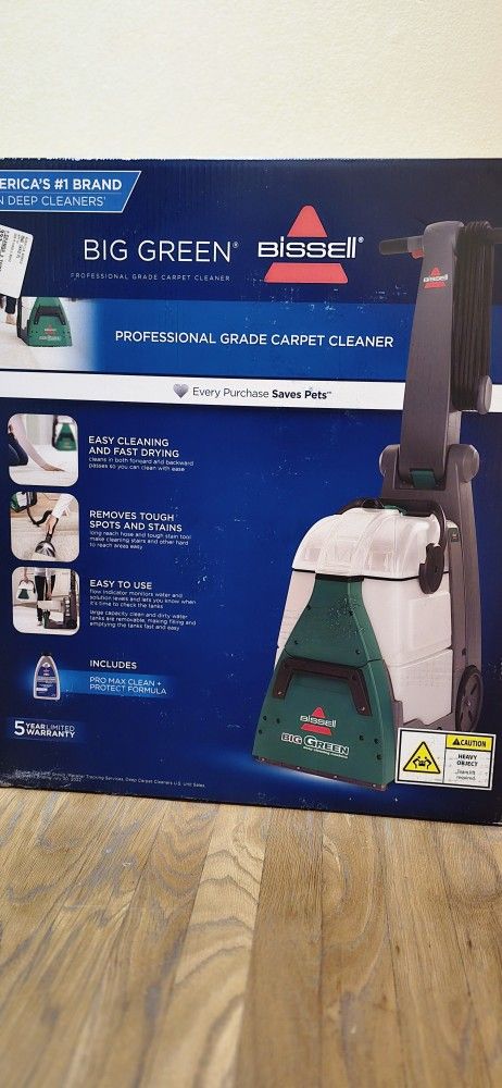 BISSELL Big Green "CARPET CLEANER"