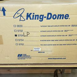 King dome auto tracking satellite dish