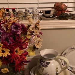 Trinkets, Floral, China LOT