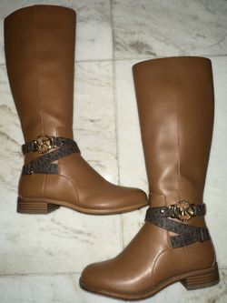 NEW brown Michael Kors Rory Knee High Riding Size 6