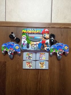 Nintendo 64 Mario Kart Custom And Games.