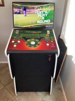 Arcade Golden Tee 2021 with Silver Strike Bowling and Power Putt Golf