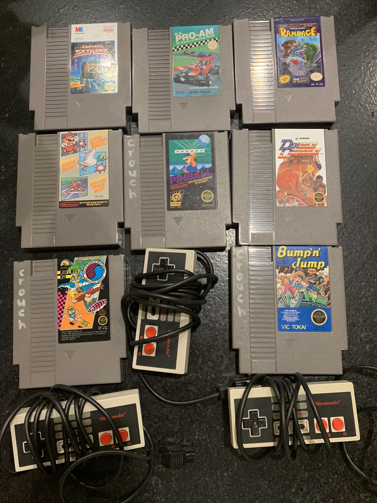 Nes Games And Controller 