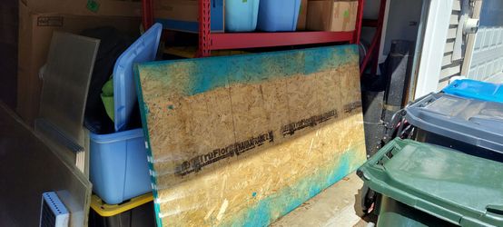 (2x) particle board Sheets 8'x 4' x 3/4"
