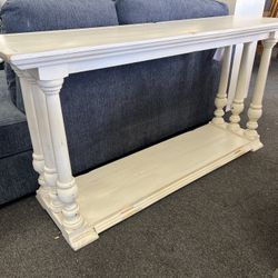 White Console Table 