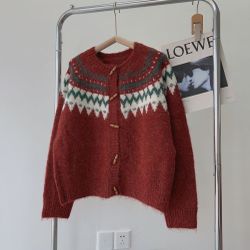 Cozy Nordic Knit Cardigan