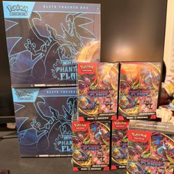 Pokemon Phantasmal Flames ETB And Booster Bundle
