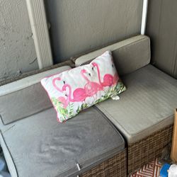 6 piece wick chair set