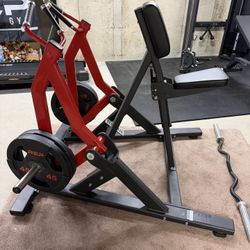 Back Row Machine Plate Loaded