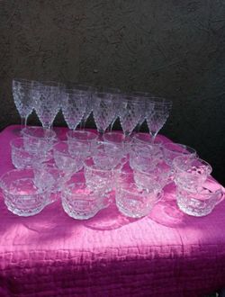 Cristal Glasses 27 pcs total