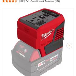 Milwaukee M18 18-Volt Lithium-Ion 175-Watt Powered Compact Inverter