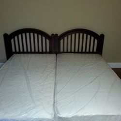 New 2 Twin Mattresses And 2 Twin Box Spring. 