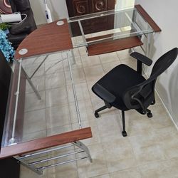 Desk With Two Office Drawers