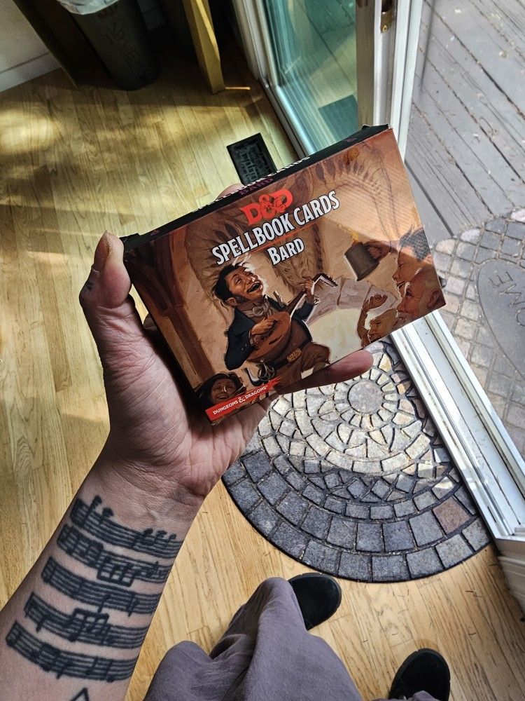 Dungeons and Dragons Bard Spellbook Cards