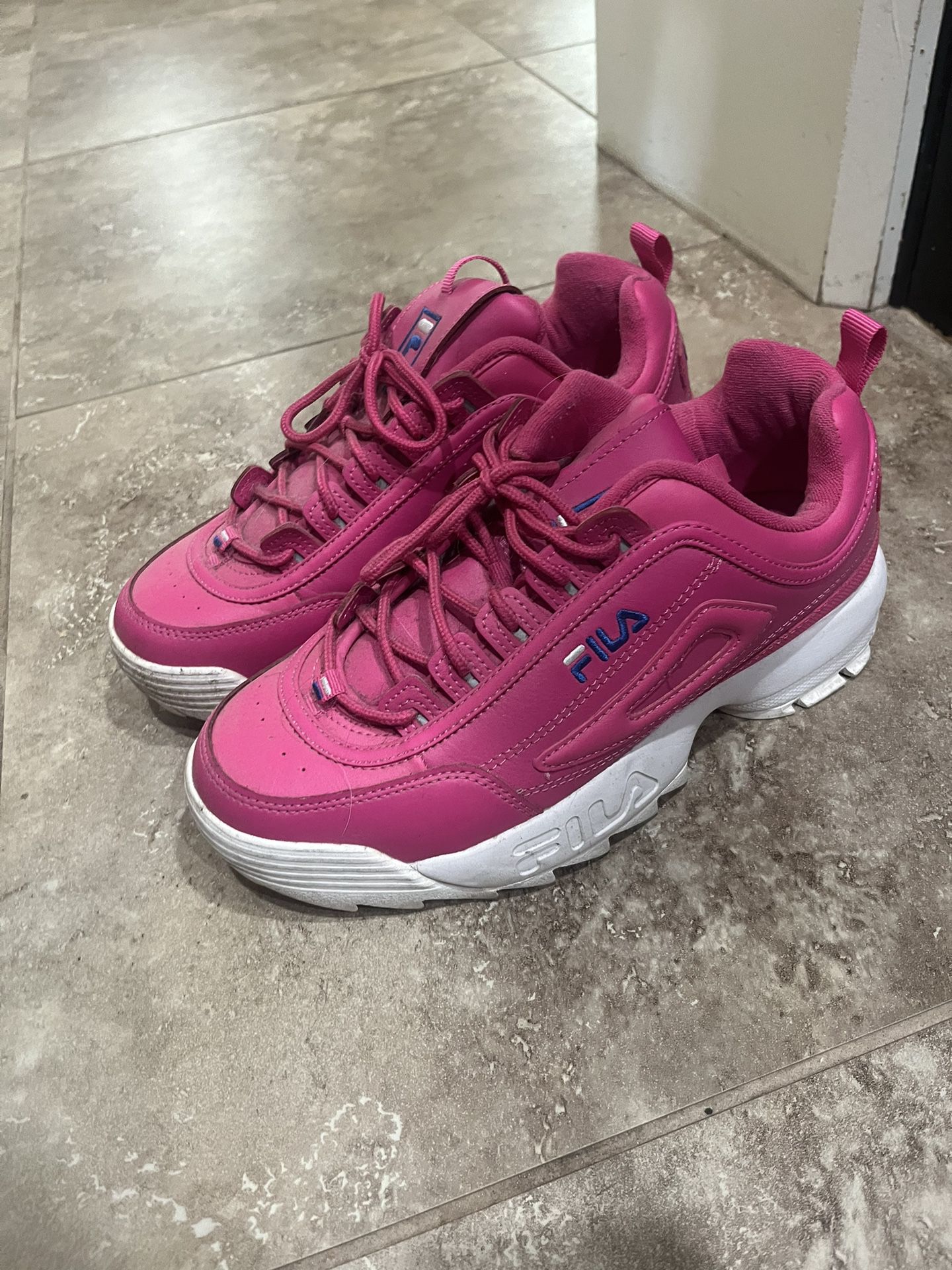 Hot Pink Fila Shoes