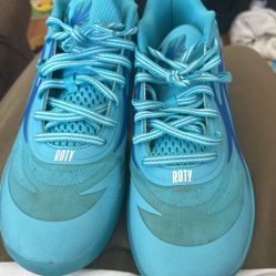 Blue LaMelo Ball shoes