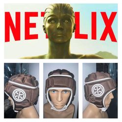 TV PROP/WARDROBE - NETFLIX “CONQUEST” *NEVER RELEASED/CANCELLED* SERIES featuring Keanu Reeves SCREEN WORN HELMET