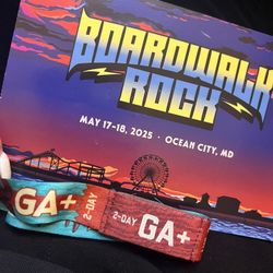 Boardwalk Rock GA+ Ticket 
