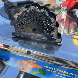 Vintage Silver Napkin Holder