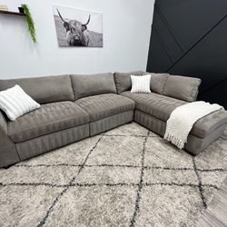 Gray Sectional Couch - Free Delivery 