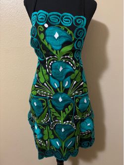 Embroidered Kitchen Apron, One Size fits Most
