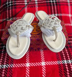 New Tory Burch Sandals Size 8 White