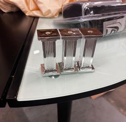 Modern Chrome Furniture Legs – Set of 3