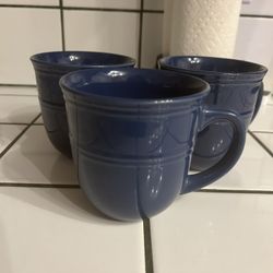 Blue Glass Mugs