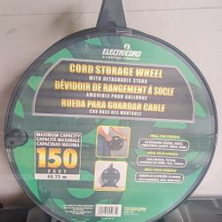 Cord Storage Wheel - 150 Feet - By Electricord 