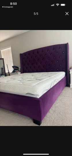 King Size Bed Frame and Headboard