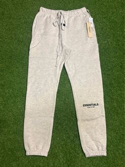 Light Oatmeal Cuffed Essentials Pants