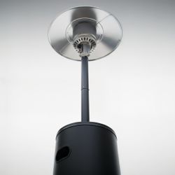 BTExpert 50,000 BTU Bronze Propane Patio Heater w/ Table & Wheels – CSA Certified, Stainless Steel 