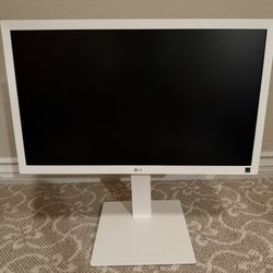 LG 22BL450Y-W - 22'' IPS FHD Monitor w/ Adjustable Stand, Built-in Speakers & Wall Mountable (White)