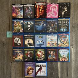 4K UHD & HD Blu-ray DVDs
