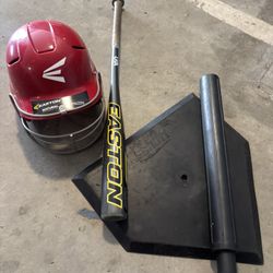 Little League T Ball Bat Stand Helmet Shoes
