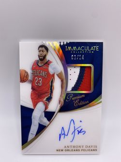 Anthony Davis Immaculate Patch auto