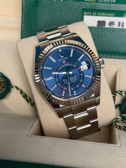 Rolex Sky-Dweller Stainless Steel Blue Dial