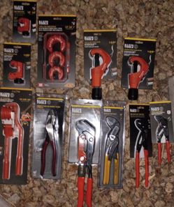 Klein Tools plumbers bundle plumber plier wrench pliers wrenches