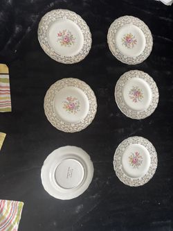 PLATES NASCO 22KT GOLD