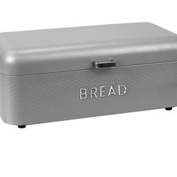 Retro Gray Bread Box