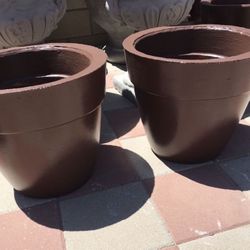 New Flower Pots Made Out Of Cement Perfect Gift 
