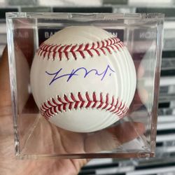 Logan O’ Hoppe Signed Baseball Jsa Authentic Los Angeles Angels