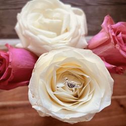 Mom Pavé Heart Ring