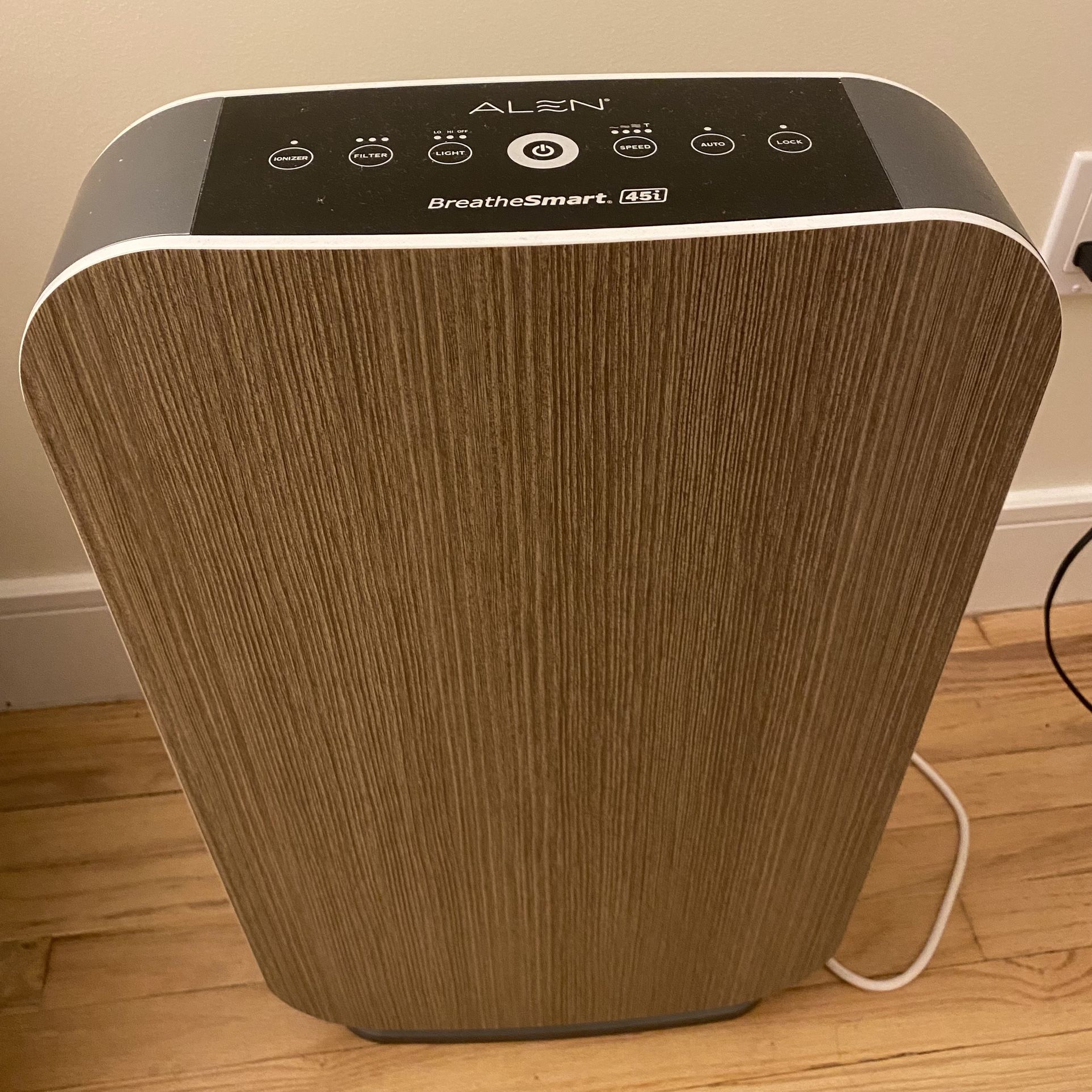 Alen BreatheSmart 45i 800Sq. ft. True HEPA Air Purifier Weathered Gray Panel- WORKS